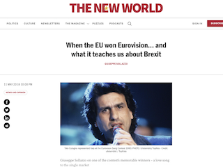 Eurovision and Brexit article